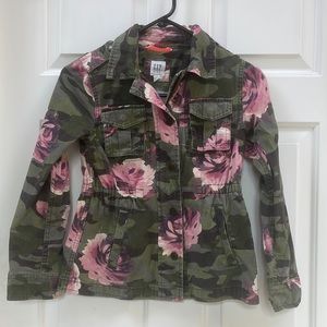 Youth Medium Gap Camo Shirt Jacket